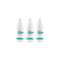 Three bottles of Topical Foam Compound on a white background