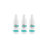 Three bottles of Topical Foam Compound on a white background