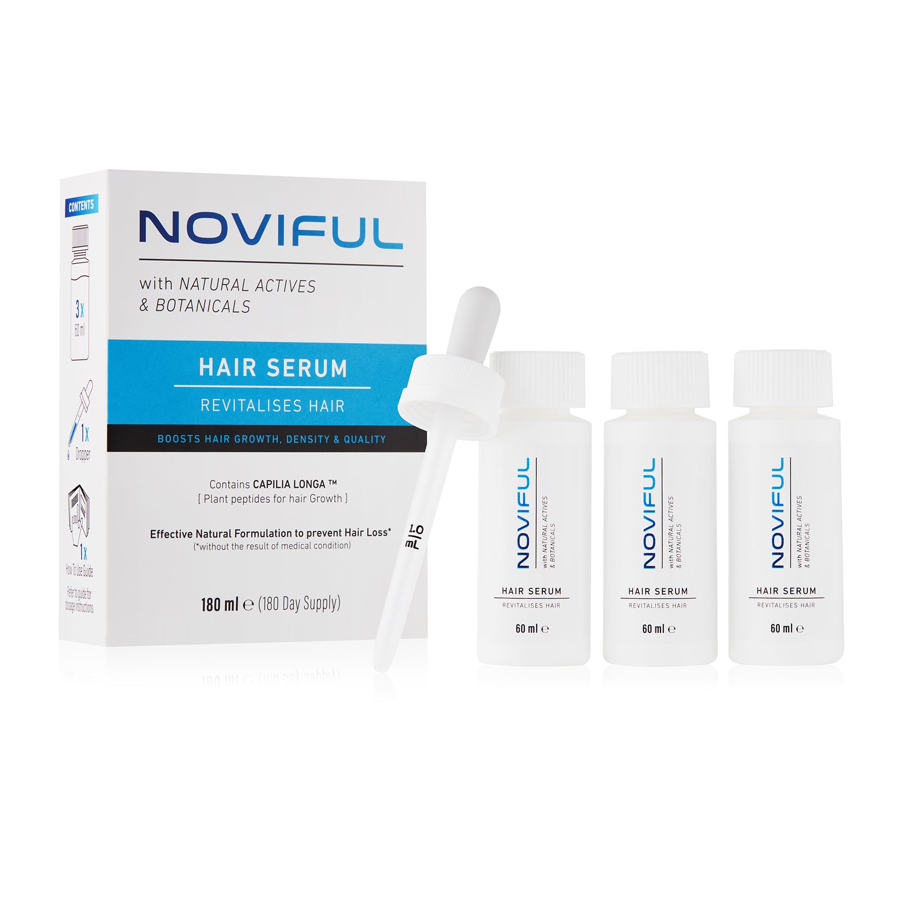 NOVIFUL Hair Growth Serum - 6 Month Supply